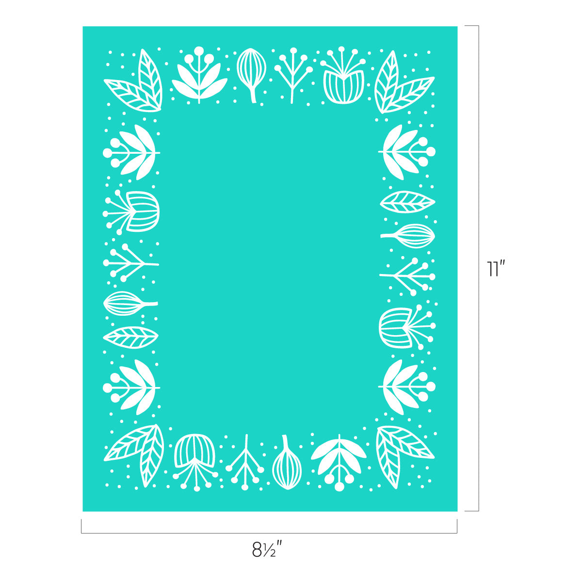 Fall Floral Frame