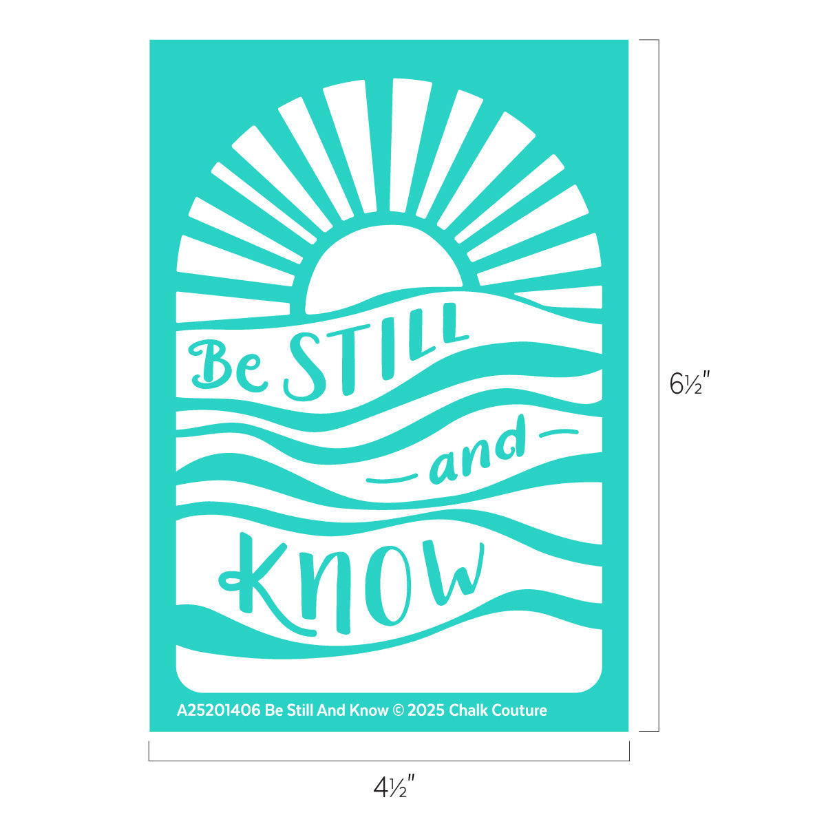 Be Still And Know